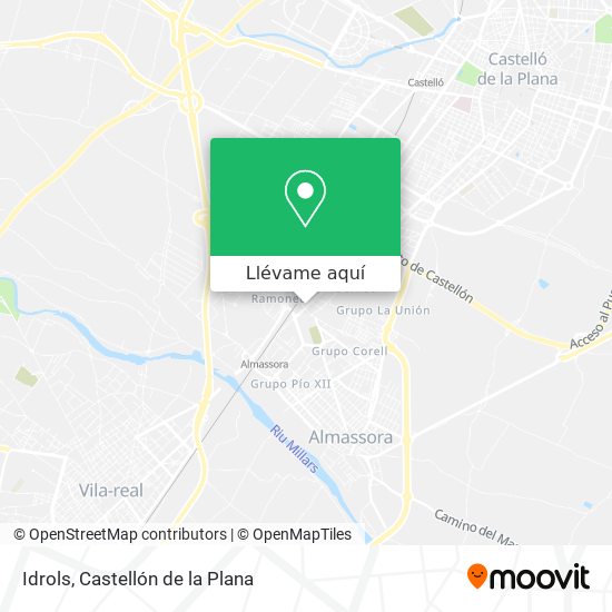 Mapa Idrols