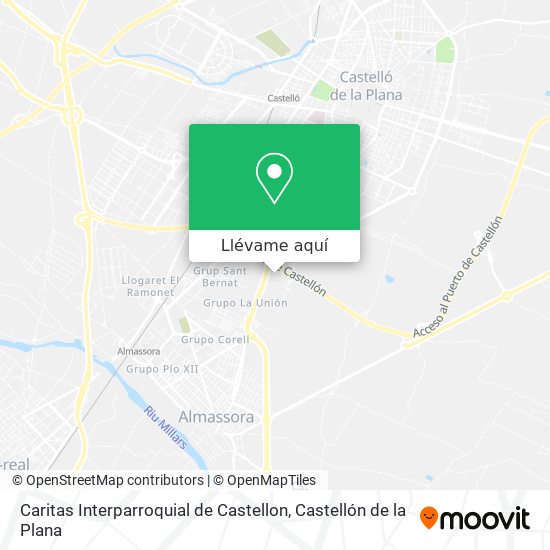 Mapa Caritas Interparroquial de Castellon