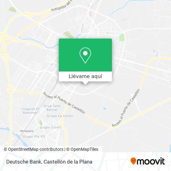 Mapa Deutsche Bank