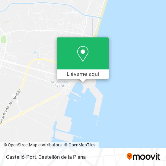 Mapa Castelló-Port