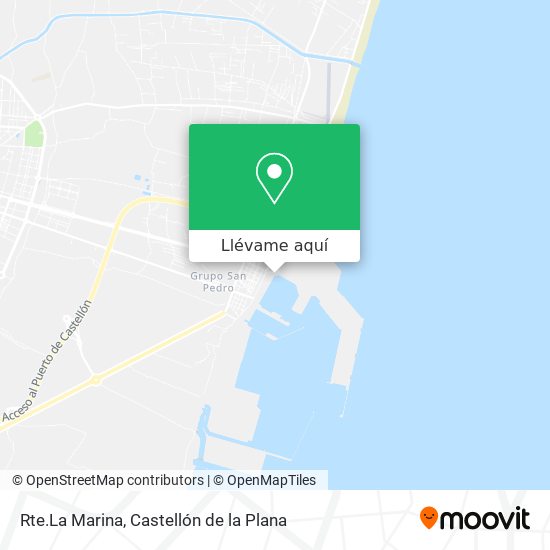 Mapa Rte.La Marina