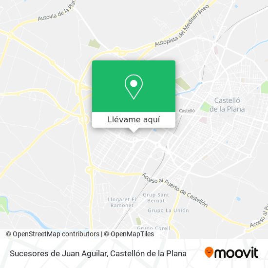 Mapa Sucesores de Juan Aguilar