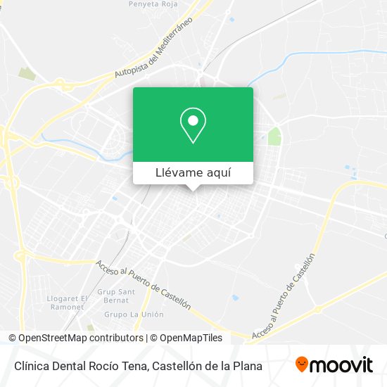 Mapa Clínica Dental Rocío Tena
