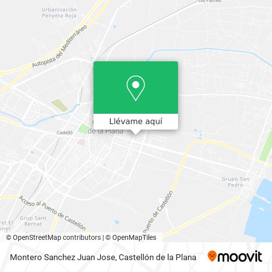 Mapa Montero Sanchez Juan Jose