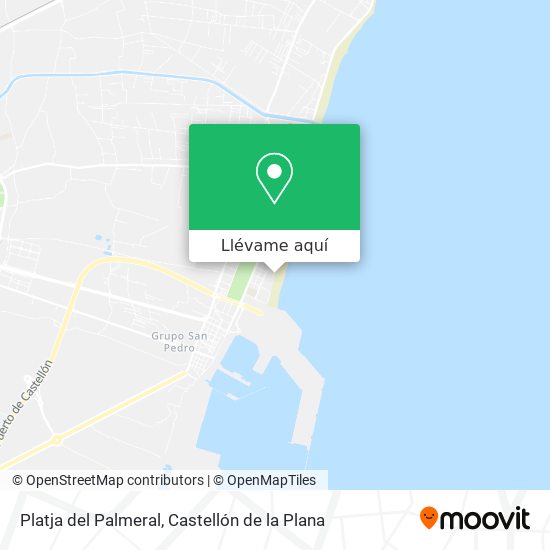 Mapa Platja del Palmeral