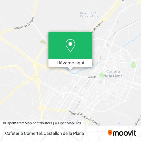 Mapa Cafeteria Comertel