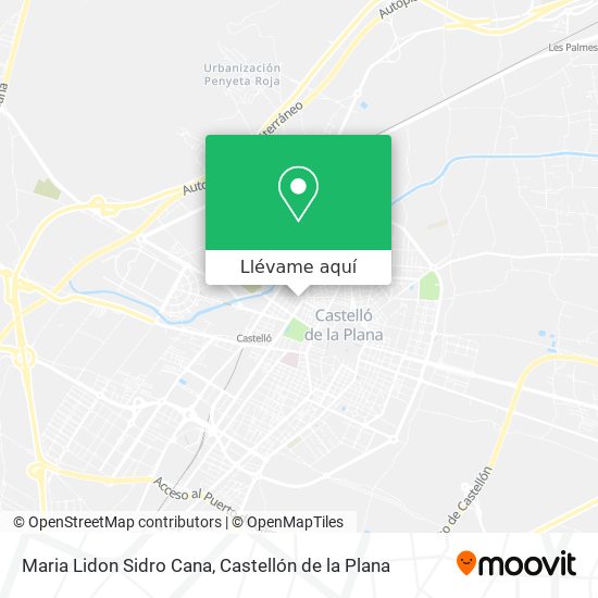 Mapa Maria Lidon Sidro Cana