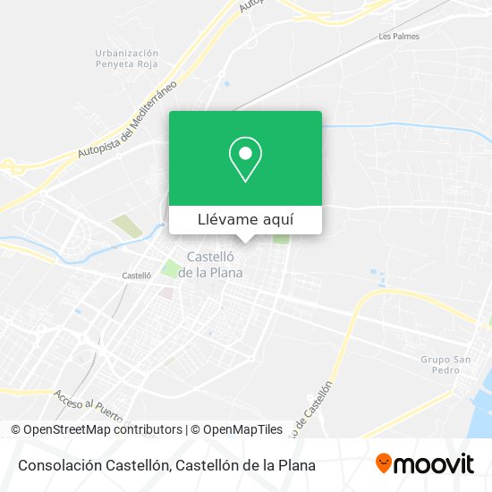 Mapa Consolación Castellón