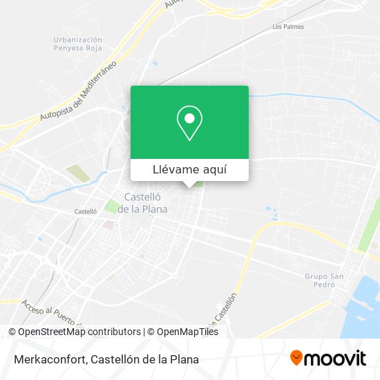 Mapa Merkaconfort