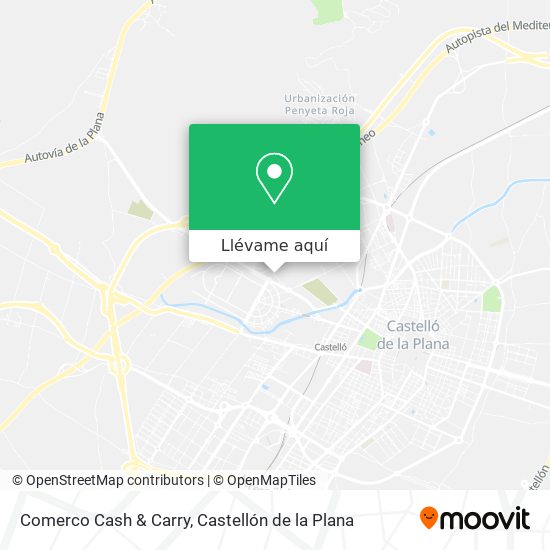 Mapa Comerco Cash & Carry