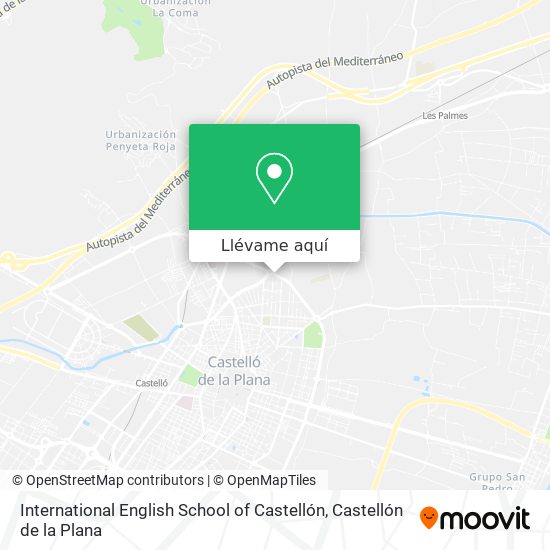 Mapa International English School of Castellón