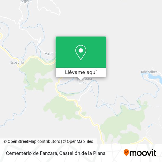 Mapa Cementerio de Fanzara