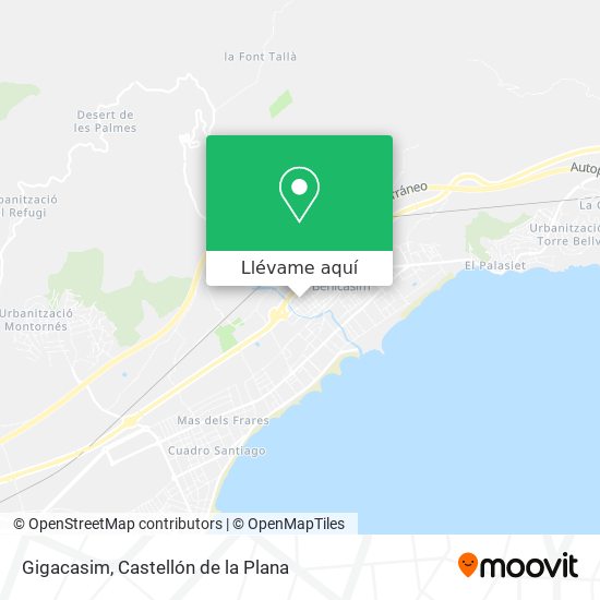Mapa Gigacasim