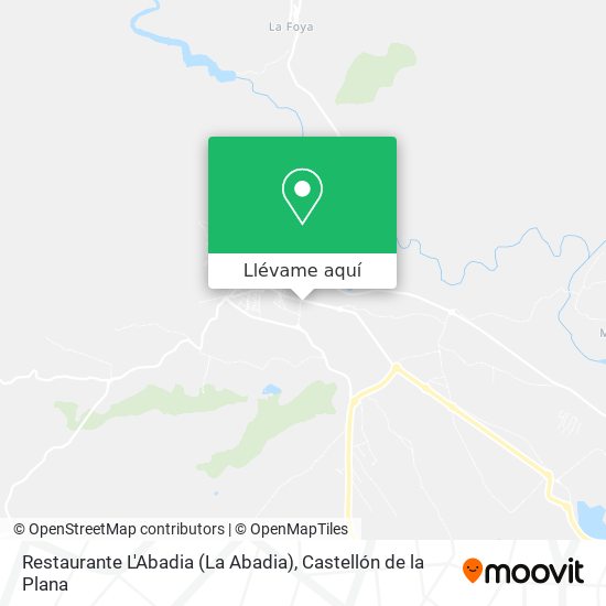 Mapa Restaurante L'Abadia (La Abadia)