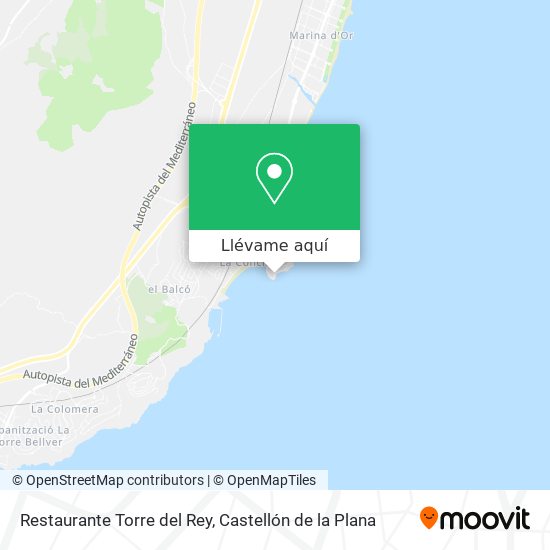 Mapa Restaurante Torre del Rey