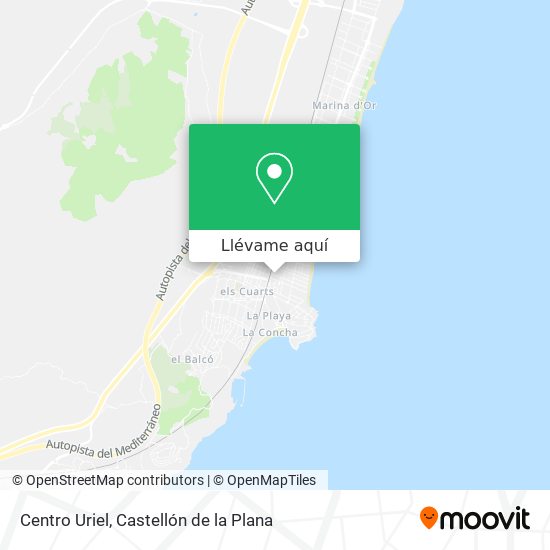 Mapa Centro Uriel