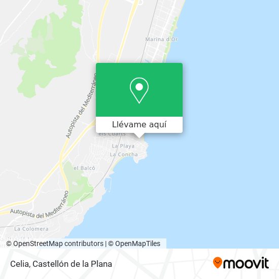 Mapa Celia