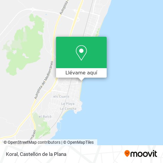 Mapa Koral