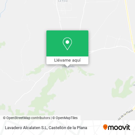 Mapa Lavadero Alcalaten S.L