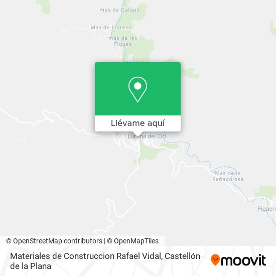 Mapa Materiales de Construccion Rafael Vidal