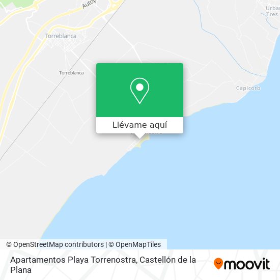 Mapa Apartamentos Playa Torrenostra