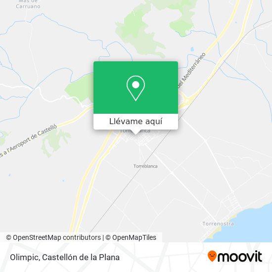 Mapa Olimpic
