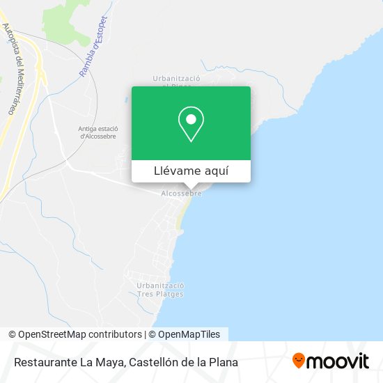 Mapa Restaurante La Maya