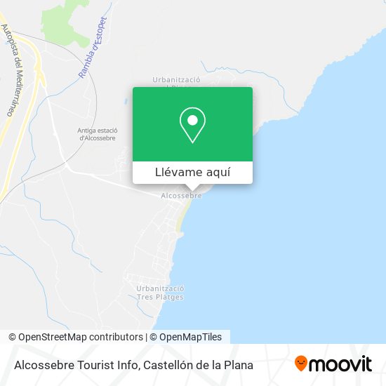 Mapa Alcossebre Tourist Info