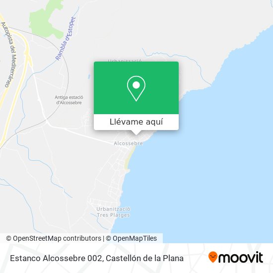 Mapa Estanco Alcossebre 002