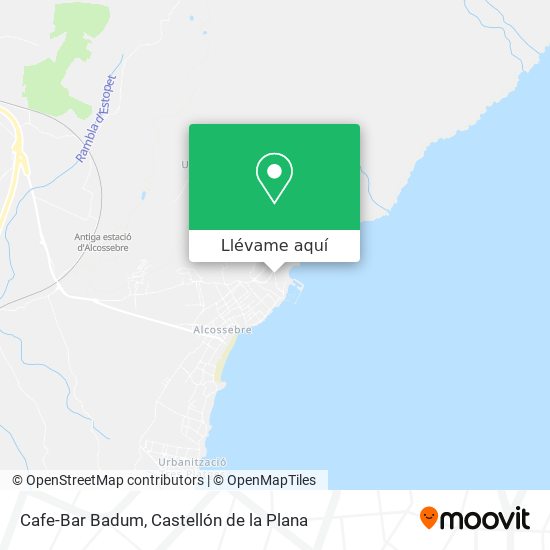 Mapa Cafe-Bar Badum