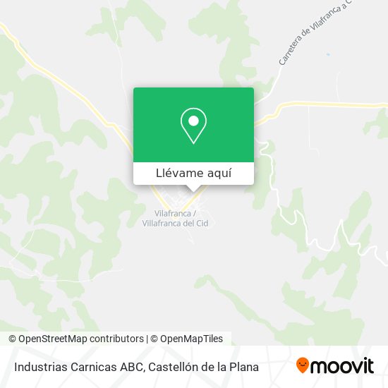 Mapa Industrias Carnicas ABC