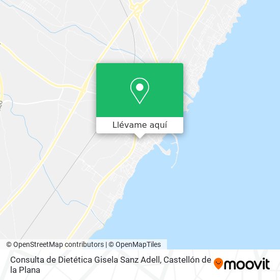 Mapa Consulta de Dietética Gisela Sanz Adell