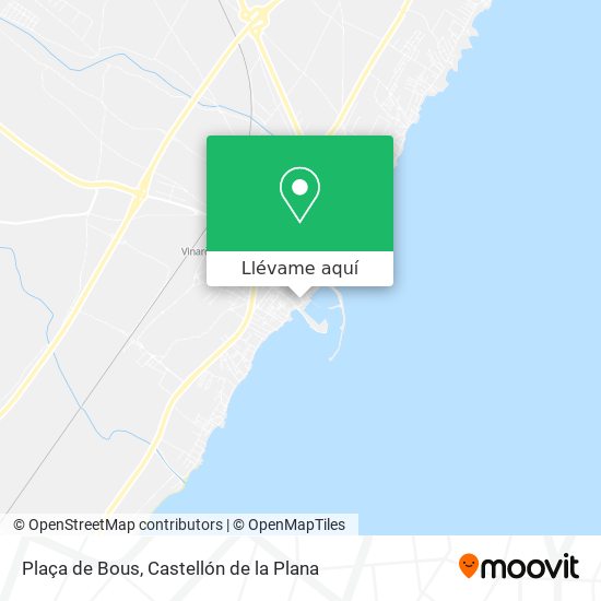 Mapa Plaça de Bous