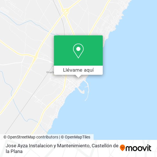 Mapa Jose Ayza Instalacion y Mantenimiento
