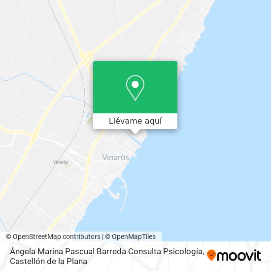 Mapa Ángela Marina Pascual Barreda Consulta Psicología
