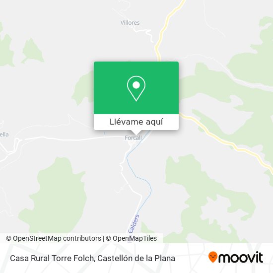 Mapa Casa Rural Torre Folch