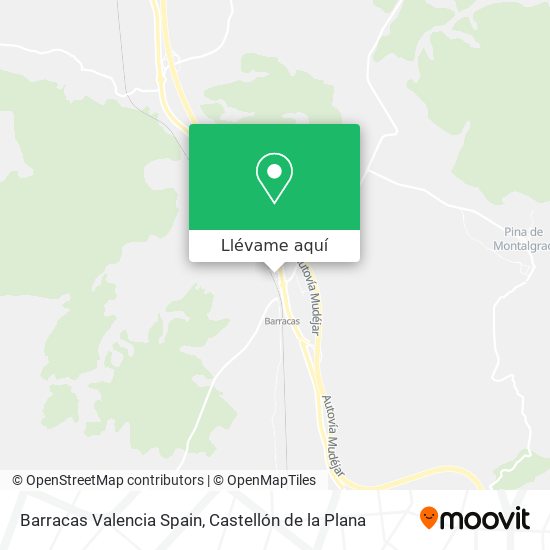 Mapa Barracas Valencia Spain