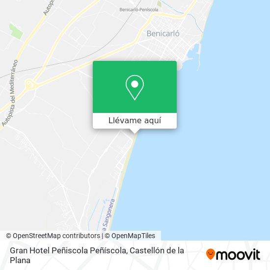Mapa Gran Hotel Peñiscola Peñíscola