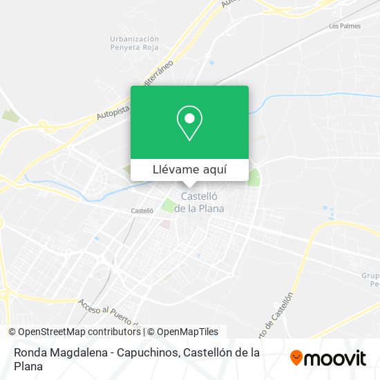 Mapa Ronda Magdalena - Capuchinos