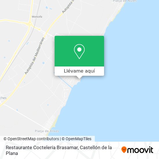 Mapa Restaurante Coctelería Brasamar