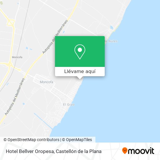 Mapa Hotel Bellver Oropesa