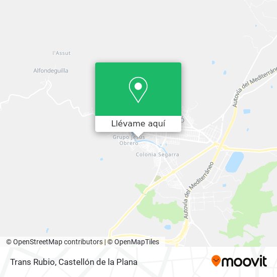 Mapa Trans Rubio
