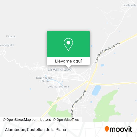 Mapa Alambique