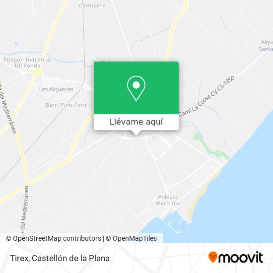Mapa Tirex