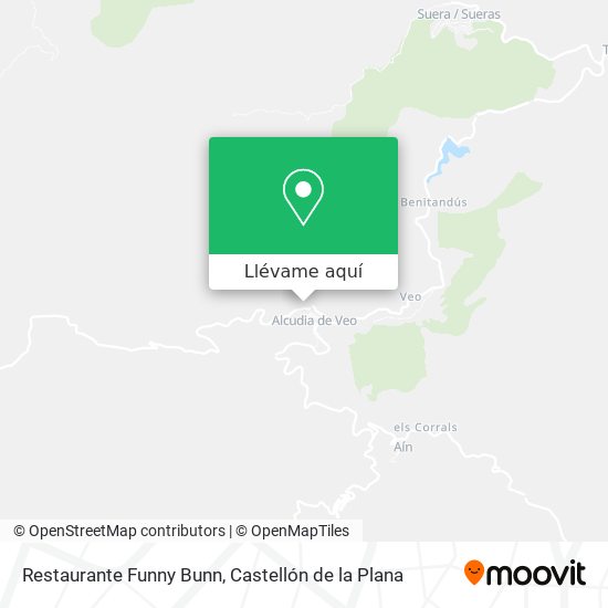 Mapa Restaurante Funny Bunn
