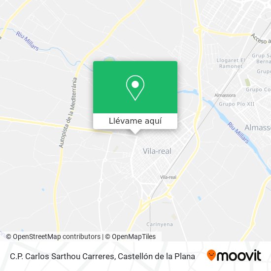 Mapa C.P. Carlos Sarthou Carreres