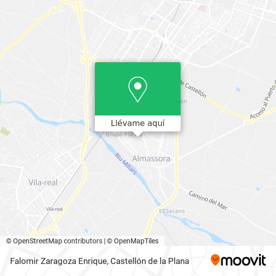 Mapa Falomir Zaragoza Enrique