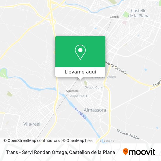 Mapa Trans - Servi Rondan Ortega