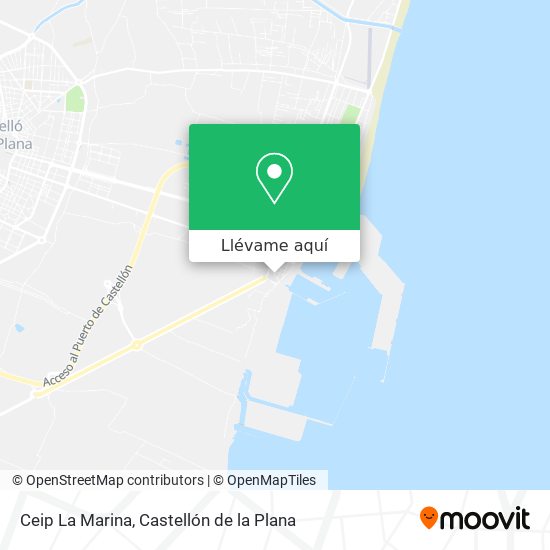 Mapa Ceip La Marina
