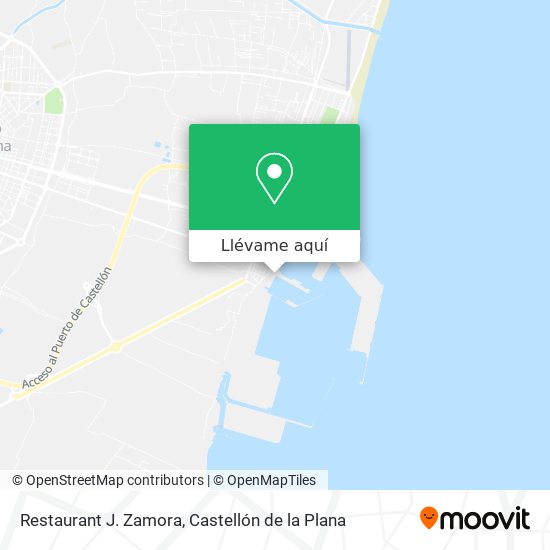 Mapa Restaurant J. Zamora